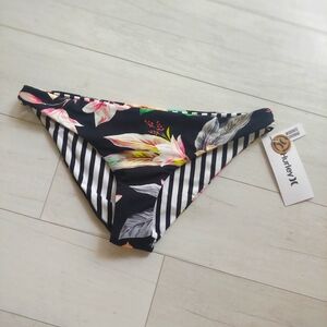 HURLEY NEW Flora Reversible Bikini Bottom